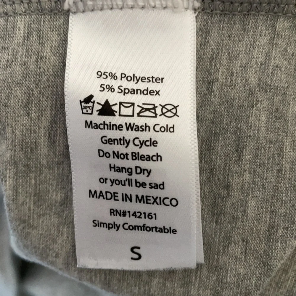 Not Sorry Ringer Tee Small - Picture 3 of 3